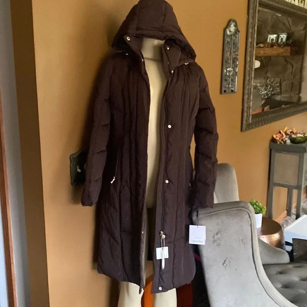 Calvin Klein Petites Duck Down Coat NWT $200